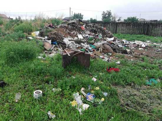 Жителям Старошахтерской улицы в Чите некуда выбрасывать мусор