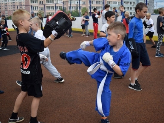 Свыше сотни юных жителей Иванова занялись восточными единоборствами на открытой тренировке