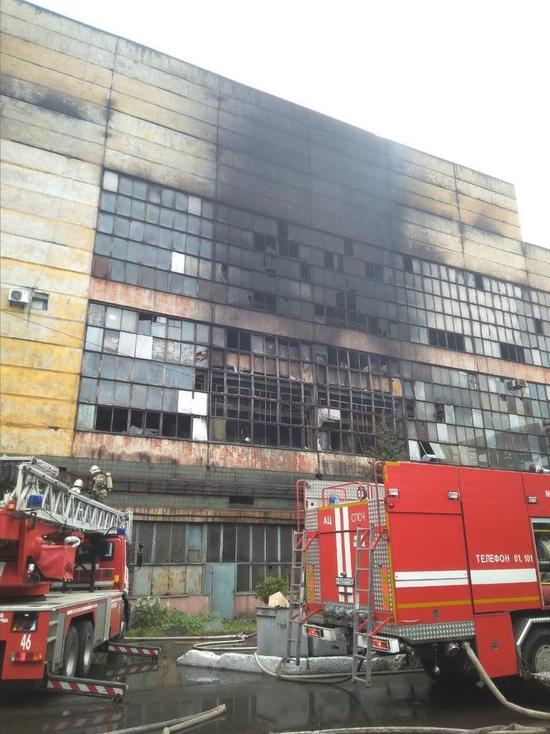 Цех завода «ГАЗ» загорелся в Нижнем Новгороде