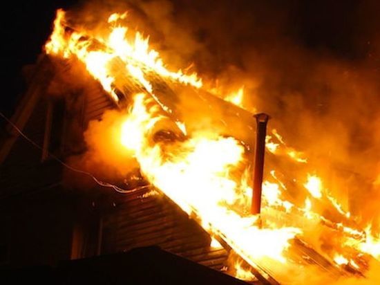 В Хакасии электрозамыкание привело к пожару
