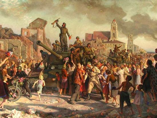 75 лет назад алтайский солдат освобождал Минск и попал на картину известного художника