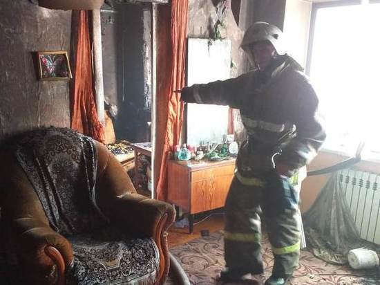 При пожаре в Новомосковске эвакуировано пятеро человек