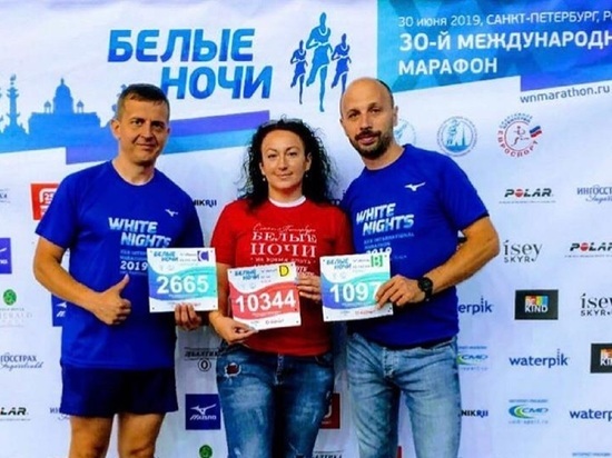 Ставропольские бегуны выступили на марафоне «Белые ночи» в Санкт-Петербурге