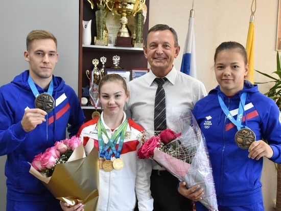 Министр спорта Чувашии встретился с медалистами Европейских игр
