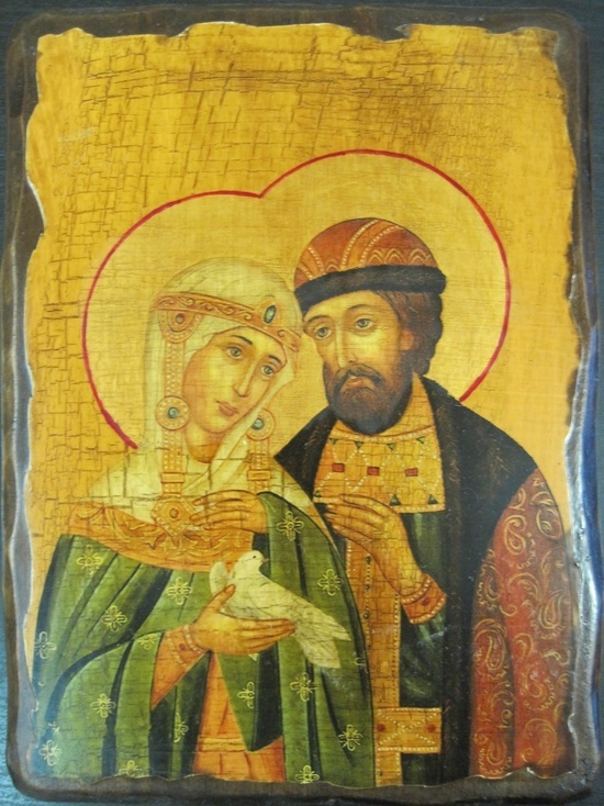 В день семьи в Оренбург приедет икона Петра и Февронии