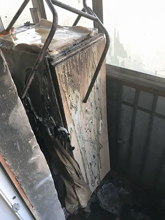 Уфимец получил травмы, пытаясь потушить загоревшийся балкон