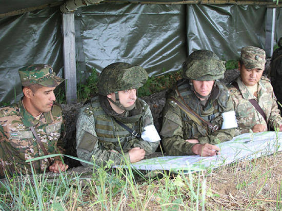 На юргинском полигоне проходят международные военные учения