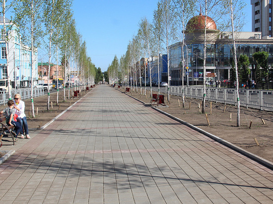 Эксперты высказались о замене асфальта плиткой в центре Барнаула