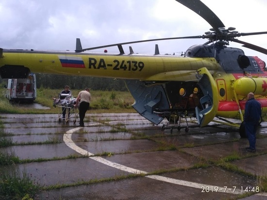 Девушку с черепно-мозговой травмой эвакуировали на вертолёте в Петрозаводск