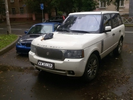 В Ярославле из-за неправильной парковки «Land Rover» порубили топором