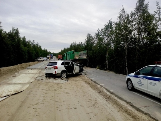 Обгон по ремонтируемой дороге закончился аварией на трассе под Надымом