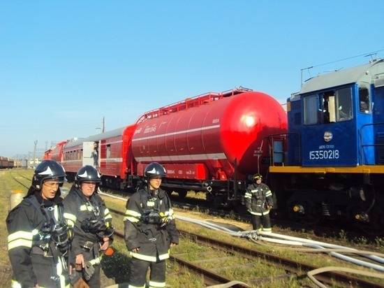 Пожарные поезда СвЖД в 1 полугодии 12 раз привлекались для тушения пожаров