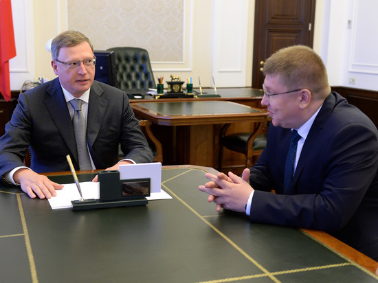 Омский губернатор познакомился с новым начальником ФСБ