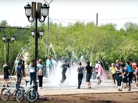 Краснокаменцев пытаются отвлечь от опасного купания в карьерах фонтанами