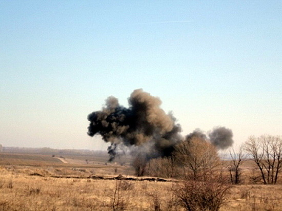 В Воронежской области прогремели взрывы снарядов