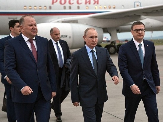 В Магнитогорск прибыл президент Владимир Путин