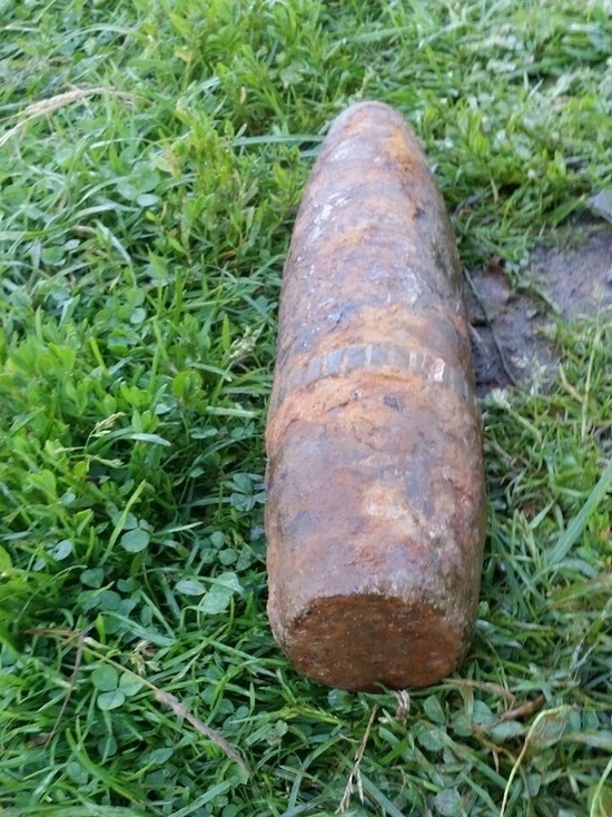 Эхо войны: в Рыбинском районе нашли старый артиллерийский снаряд