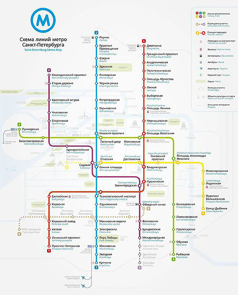 метро и санкт петербург