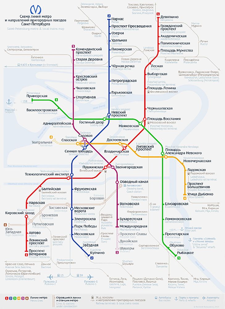 Карта в блоке метро спб - 91 фото