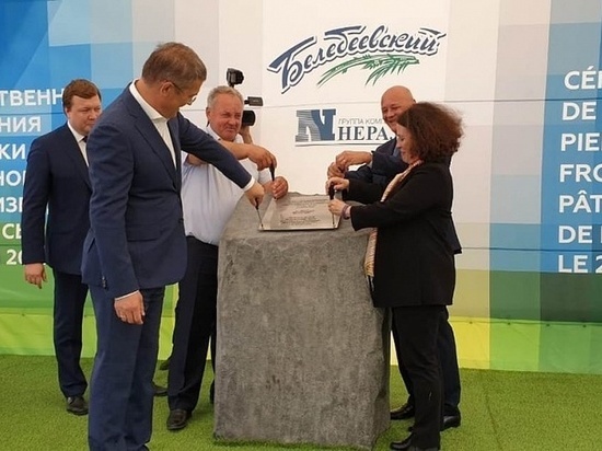 Хабиров дал старт строительству завода по производству мягких сыров в Белебеевском районе