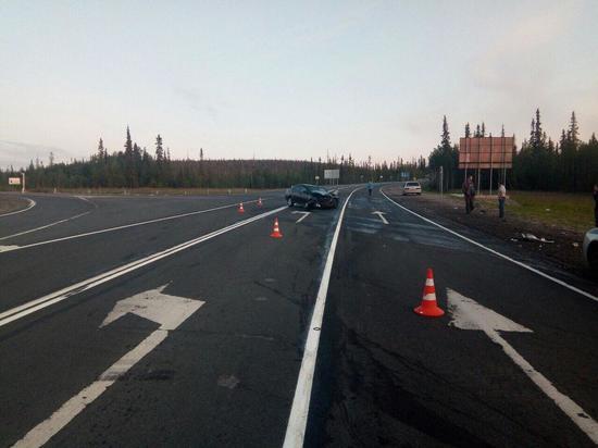 Под Мончегорском столкнулись два автомобиля