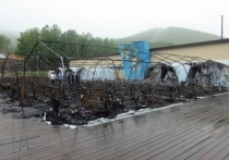 В результате пожара в детском палаточном лагере на территории курорта «Холдоми» в Хабаровском крае погибли четверо детей