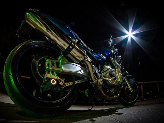 Заезд смоленских мотоциклистов-лихачей сняли на видео