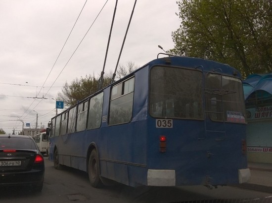 Движение трех троллейбусов в Калуге будет временно остановлено