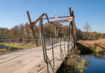 В окрестностях посёлка Громово Славского района находится уникальный мост через реку Луговая (Parwe)