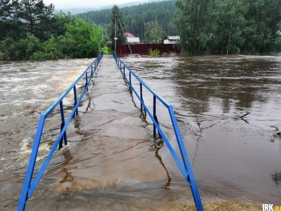 В Шелеховском и Слюдянском районах отмечен спад воды