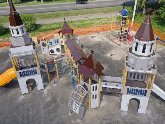 В Серпухове установят новую игровую площадку в виде замка