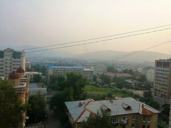 Пелена дыма пришла в Читу из горящих районов Бурятии и Иркутской области
