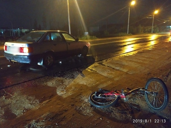 Пьяный велосипедист в Твери оказался под иномаркой