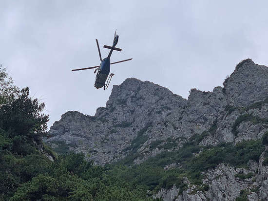 Бавария: Спасение молодых альпинистов на горе Хохштауфен