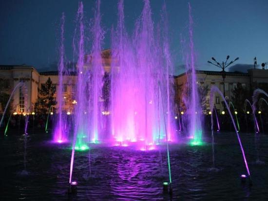 Зимой музыкальный фонтан в Чите превратится в светодиодный с катком