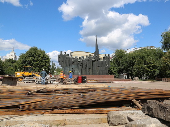 Обновленную площадь Победы в Воронеже откроют в 2020 году