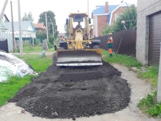 В Чебоксарах по решению жильцов частного сектора отремонтировали три дороги