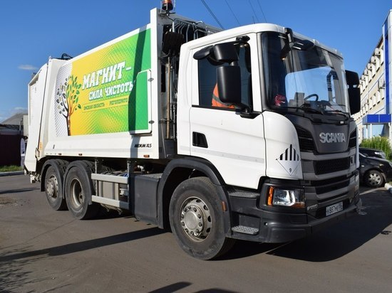 Два новых мусоровоза Scania пополнили автопарк омского регоператора