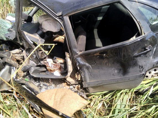 В аварии на трассе "Волгоград - Астрахань" погибла семья с двумя малышами