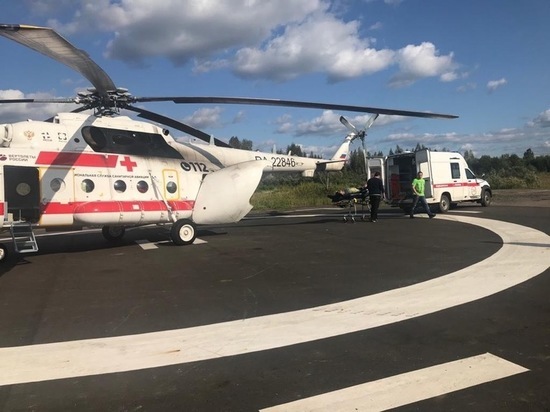 В Тверской области вертолет санавиации спас пациента с инфарктом