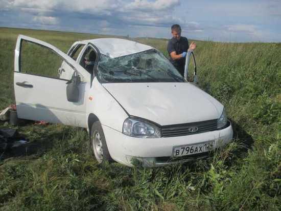 На трассе в Хакасии погиб пожилой водитель из Красноярска