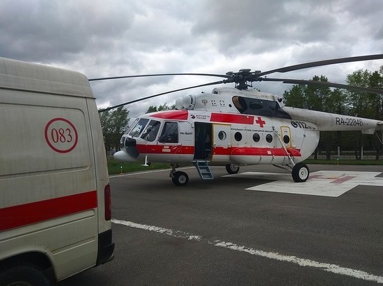 Вертолёты санавиации доставили в Тверь двух тяжелобольных