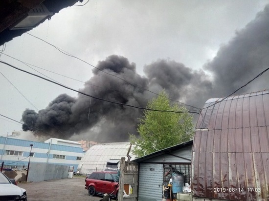 Из горящего бизнес-центра на Васильевском эвакуировали 550 человек