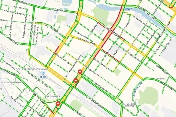 Карта пробок тверь. Пробки Тверь. Пробки Тверь сейчас. Яндекс пробки Тверь.