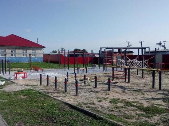 Новая спортплощадка в Борках поможет реабилитации несовершеннолетних