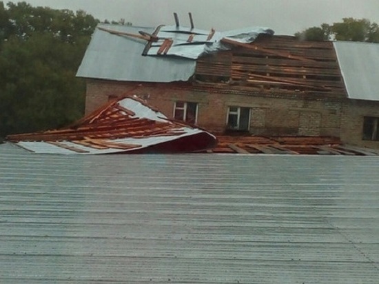 Гроза в Кировской области повалила деревья и сорвала крыши с домов