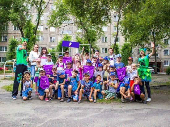 «Ростелеком» провел дворовые праздники и сыграл с бийчанами в Minecraft