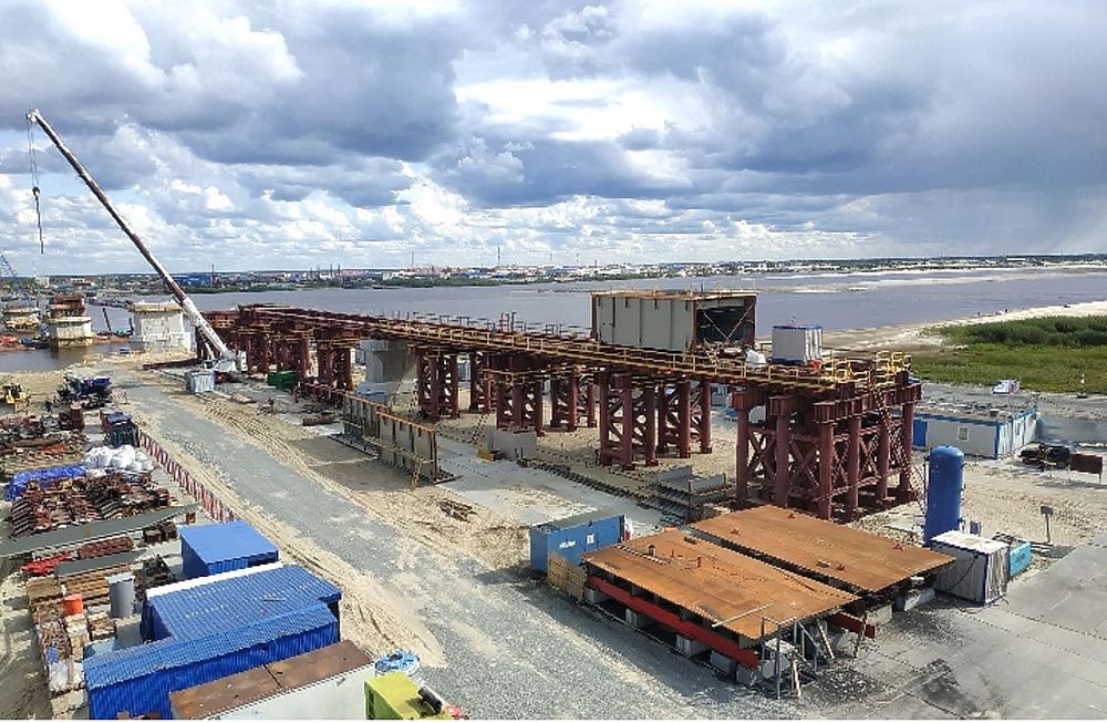 Стройка года: как идет строительство моста через реку Пур в ЯНАО