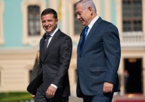 Президент Украины Владимир Зеленский в понедельник принимал в Киеве главу Кабмина Израиля Биньямина Нетаньяху