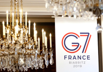 Как стало известно агентству Киодо, вопрос переформатирования “Большой семерки” в “Большую восьмерку” за счет возвращения России обсуждался на встрече глав государств G7 во французском Биаррице